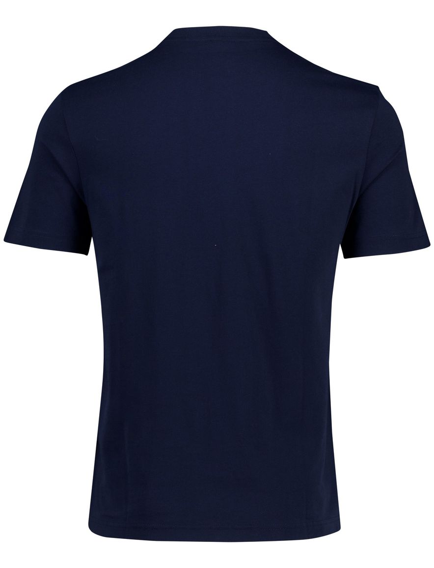 Boss orange teinsignia t-shirt met opdruk donkerblauw