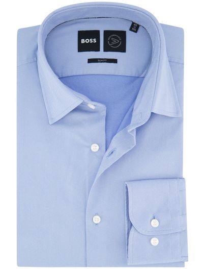 Hugo Boss Overhemd lichtblauw Boss Black P-Hank semi-wide collar