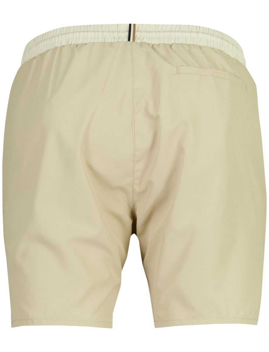 Beige zwembroek BOSS Orange touwtje