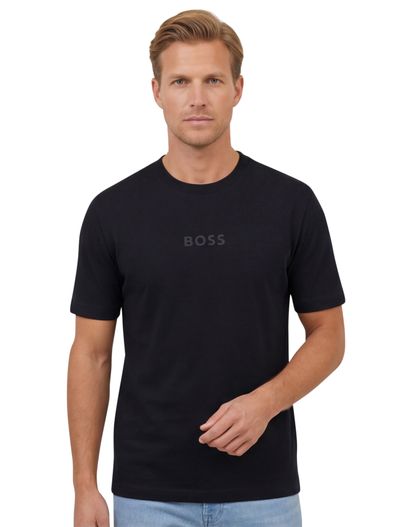 Hugo Boss Navy T-shirt ronde hals Boss Green