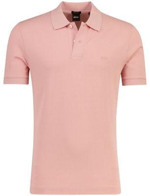 Hugo Boss Boss Black poloshirt Pallas Regular Fit pique roze katoen