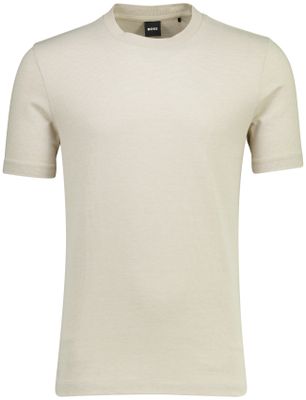Hugo Boss Beige t-shirt BOSS Black Thompson ronde hals
