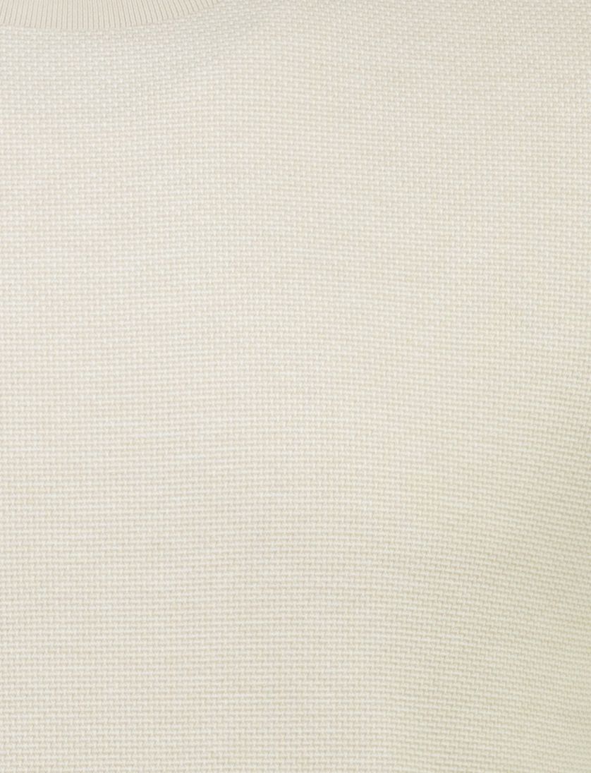 Beige t-shirt BOSS Black Thompson ronde hals