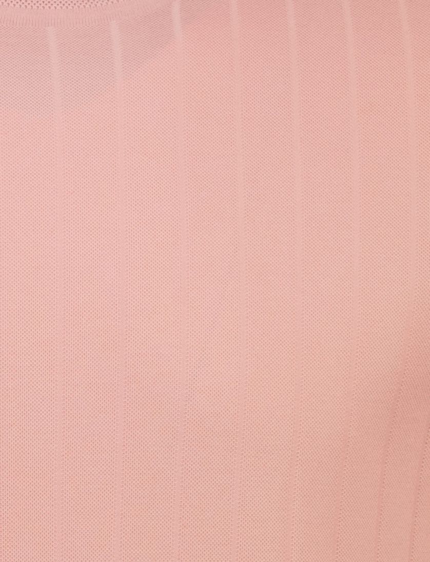 Roze t-shirt BOSS Black Thompson korte mouw structuur