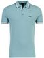 Turquoise poloshirt Boos Green Paddy korte mouw katoen