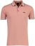 Pasteloranje poloshirt Boss Green Paddy korte mouw pique 3-knoops