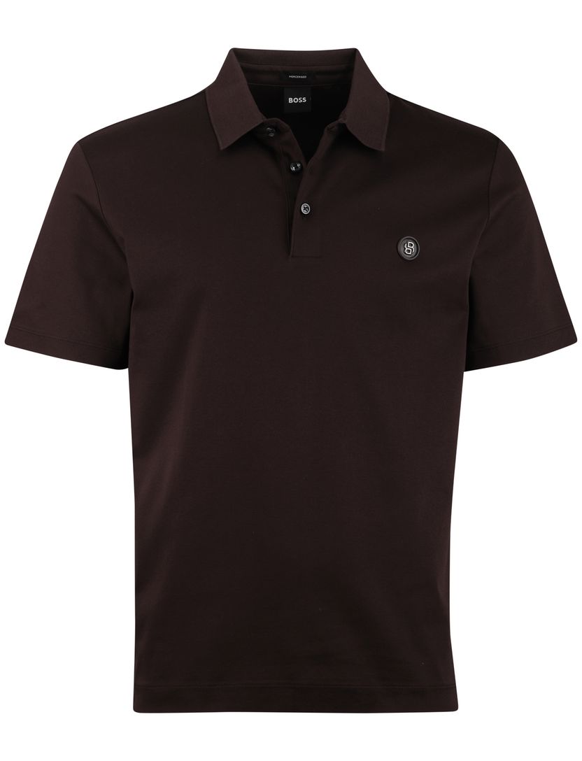Poloshirt BOSS Black C-Parris bruin