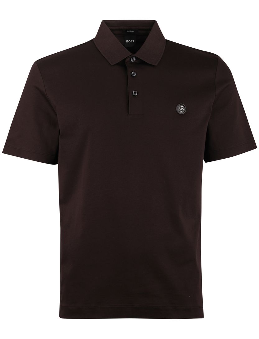 Poloshirt BOSS Black C-Parris bruin