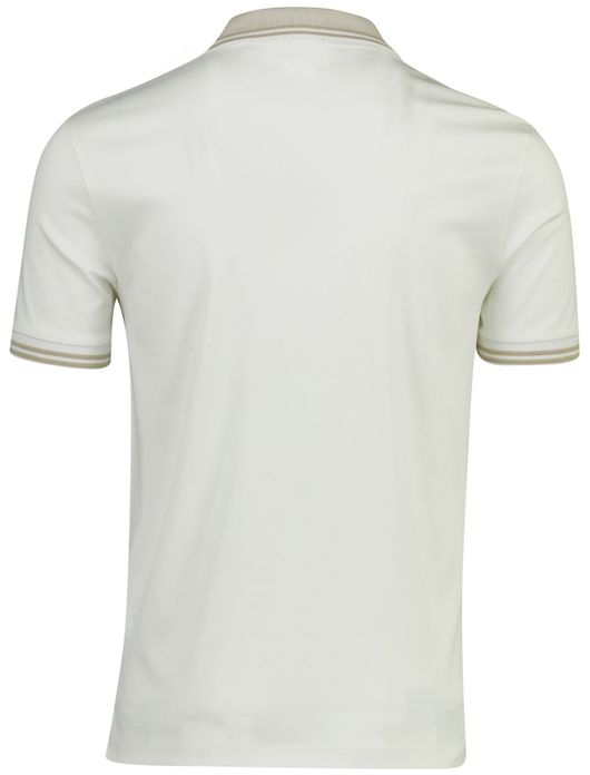 Boss Black H-phillipson poloshirt 2-knoops wit jersey