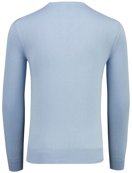 BOSS Orange Kanovano S trui lichtblauw knit