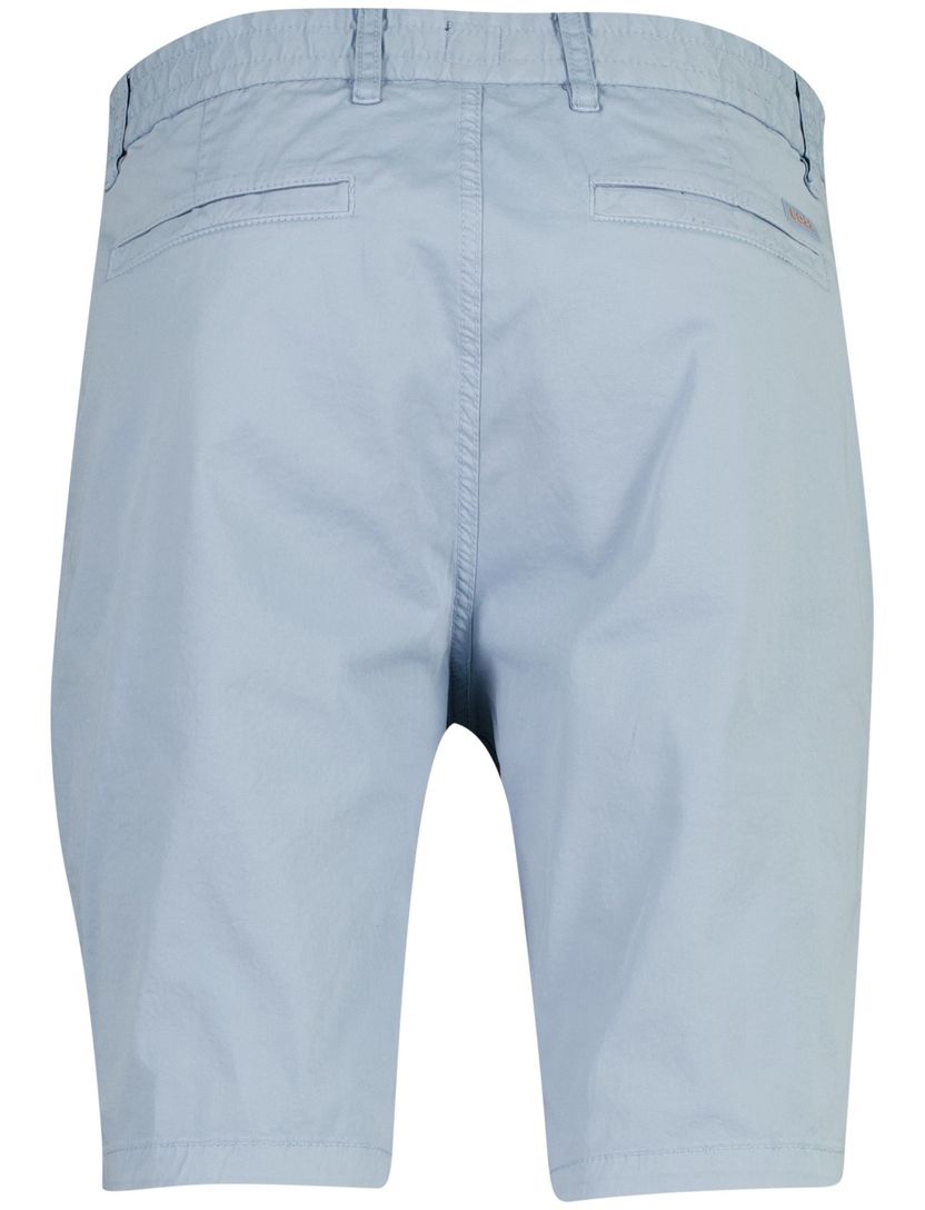 Lichtblauw korte broek BOSS Orange Tapered Fit elastische band