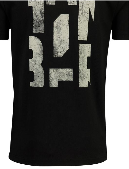 Boss Orange t-shirt Te_Groove ronde hals zwart katoen