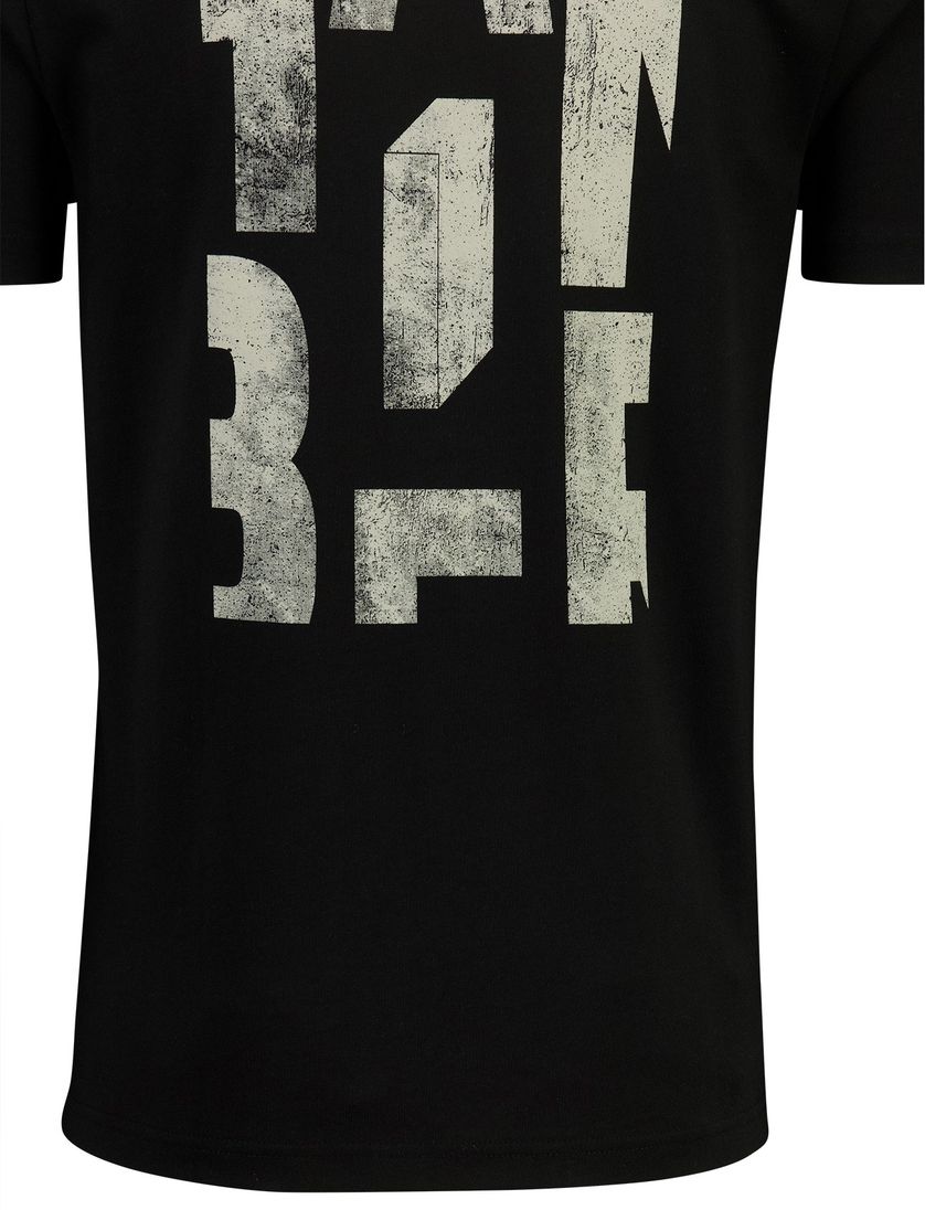 Zwarte katoenen t-shirt Boss Orange Te_Groove ronde hals