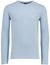lichtblauw structuur trui BOSS Orange Tempesto ronde hals effen