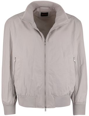 Hugo Boss Beige windjack BOSS Orange Opens zomerjas zonder capuchon