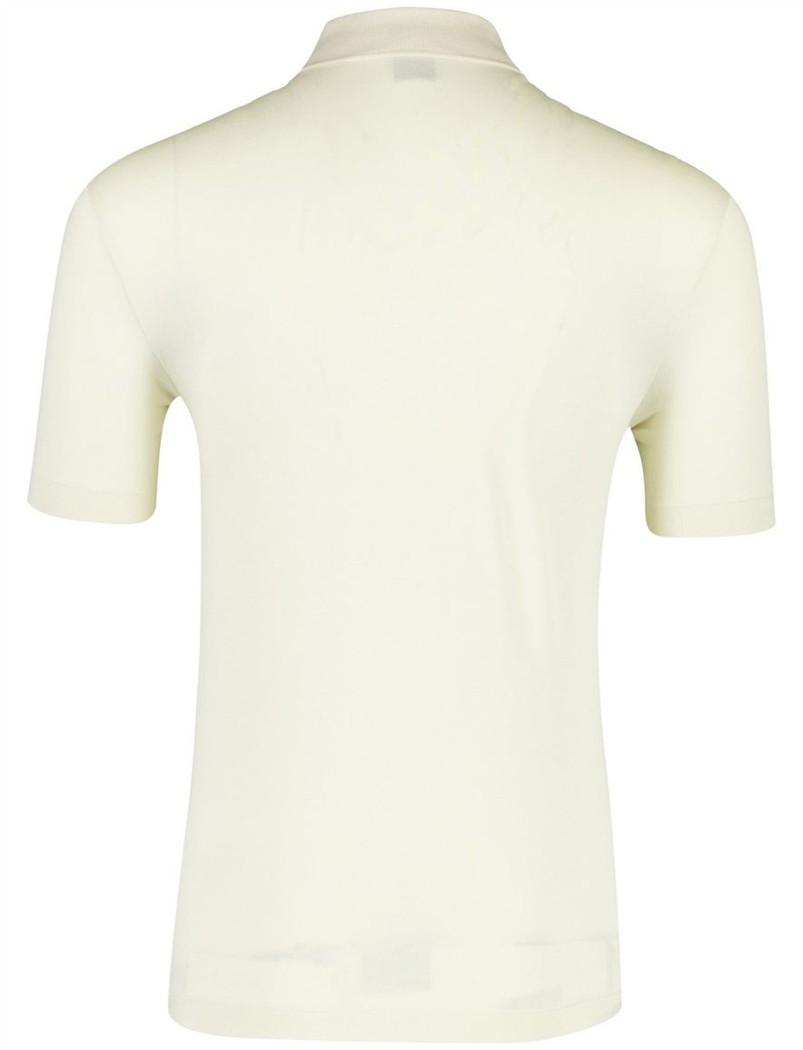 BOSS Black poloshirt creme effen