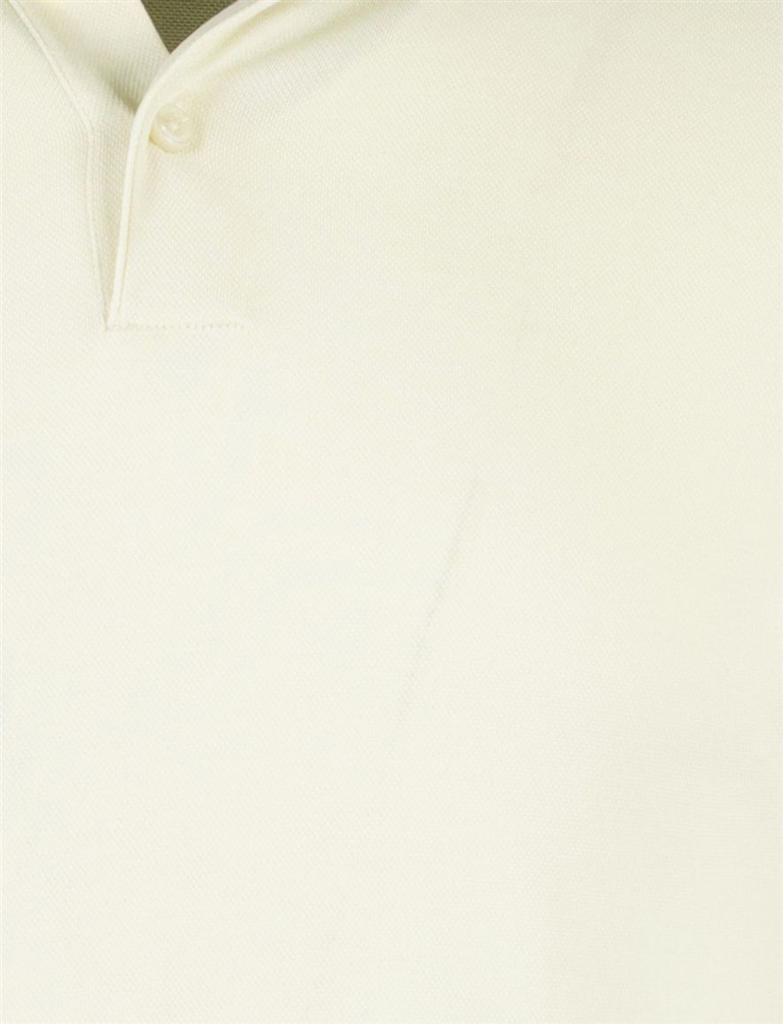 BOSS Black poloshirt creme effen