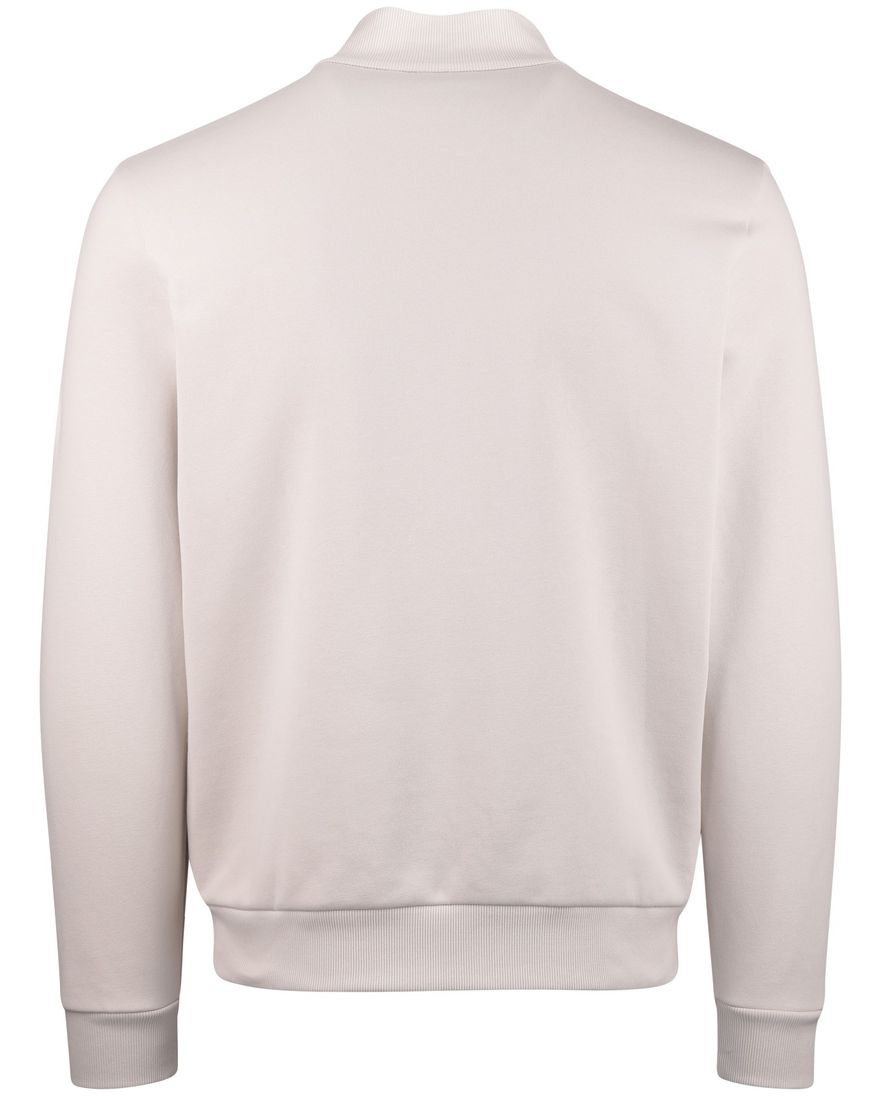 Gentiluomo vest beige rits opstaande kraag