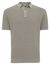 Gentiluomo poloshirt bruin effen 3 knoops