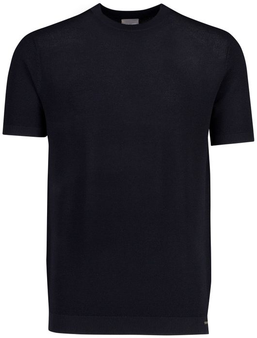 Gentiluomo T-shirt ronde hals navy viscose
