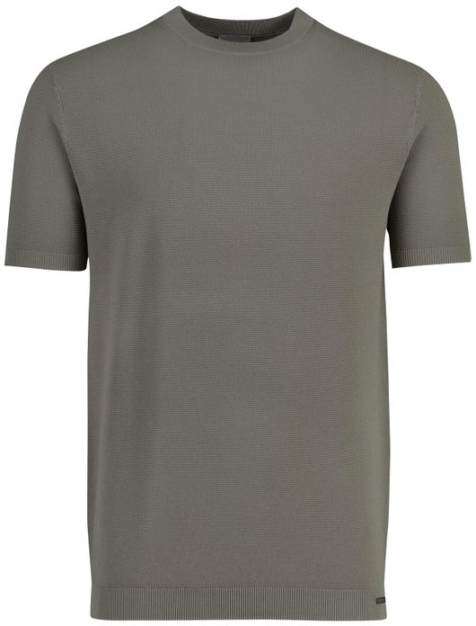 Gentiluomo T-shirt ronde hals bruin viscose