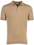 Lichtbruin poloshirt Gentiluomo katoen