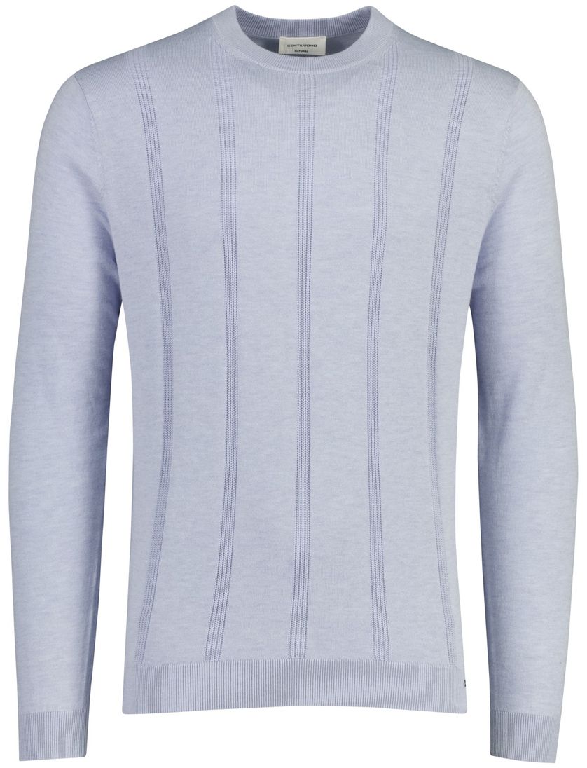 Gentiluomo trui lichtblauw katoen