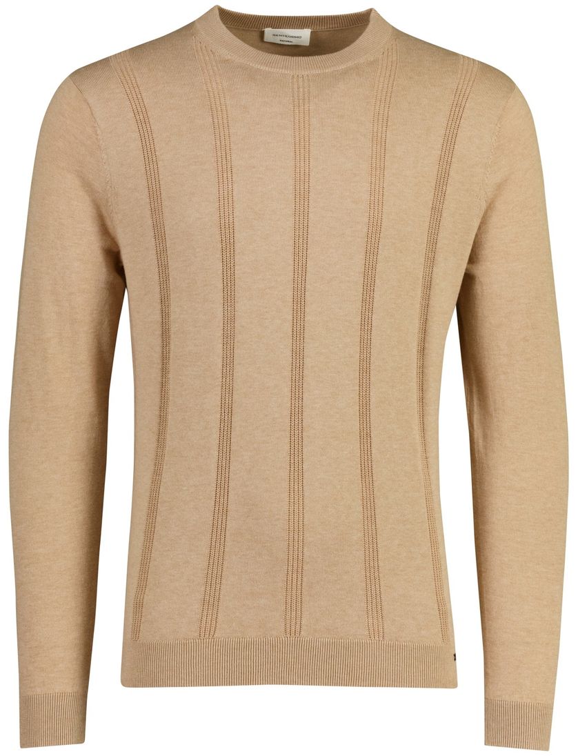 Beige trui Gentiluomo katoen