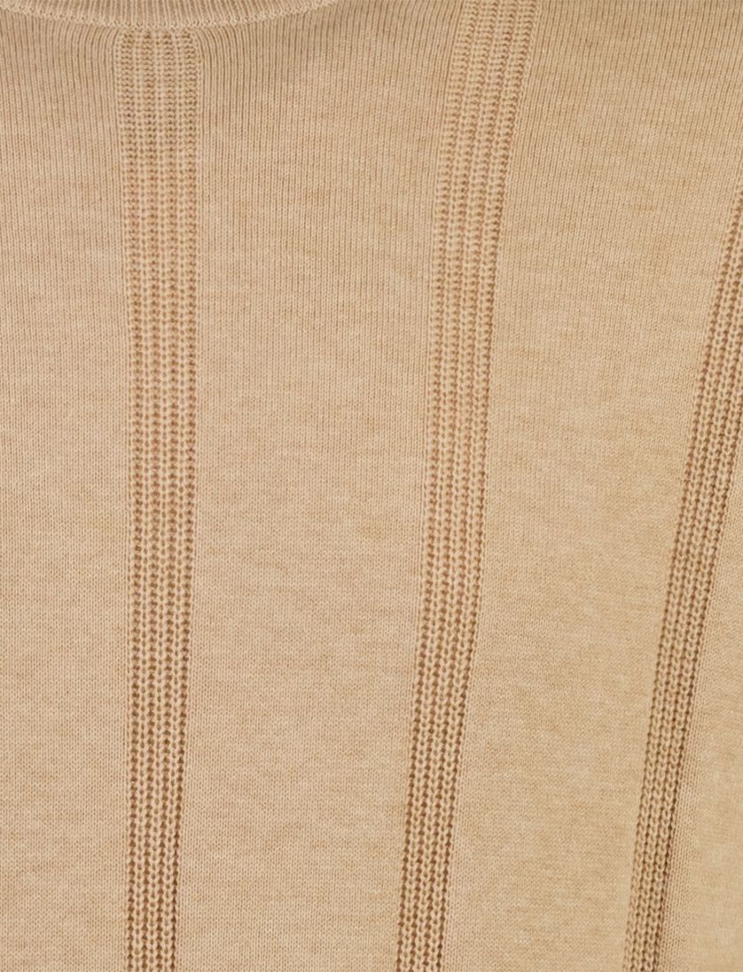 Beige trui Gentiluomo katoen