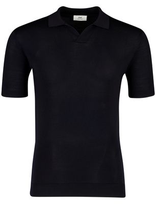 Gentiluomo Gebreid poloshirt Gentiluomo donkerblauw