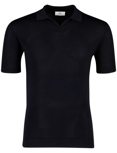 Gentiluomo Gentiluomo poloshirt navy gebreid normale fit