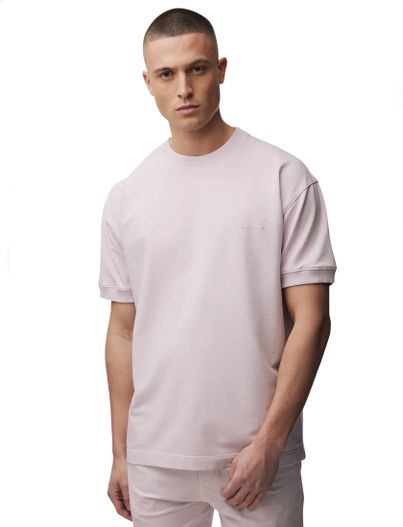 Genti Genti t-shirt roze ronde hals