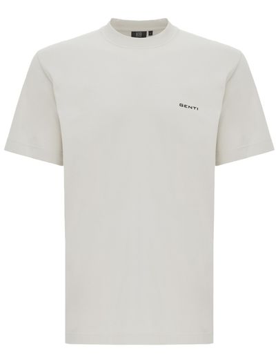 Genti Genti t-shirt met backprint creme
