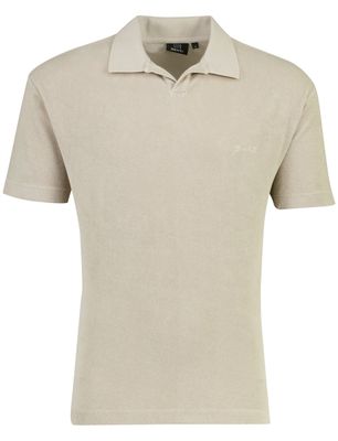 Genti V-hals beige polo Genti regular fit