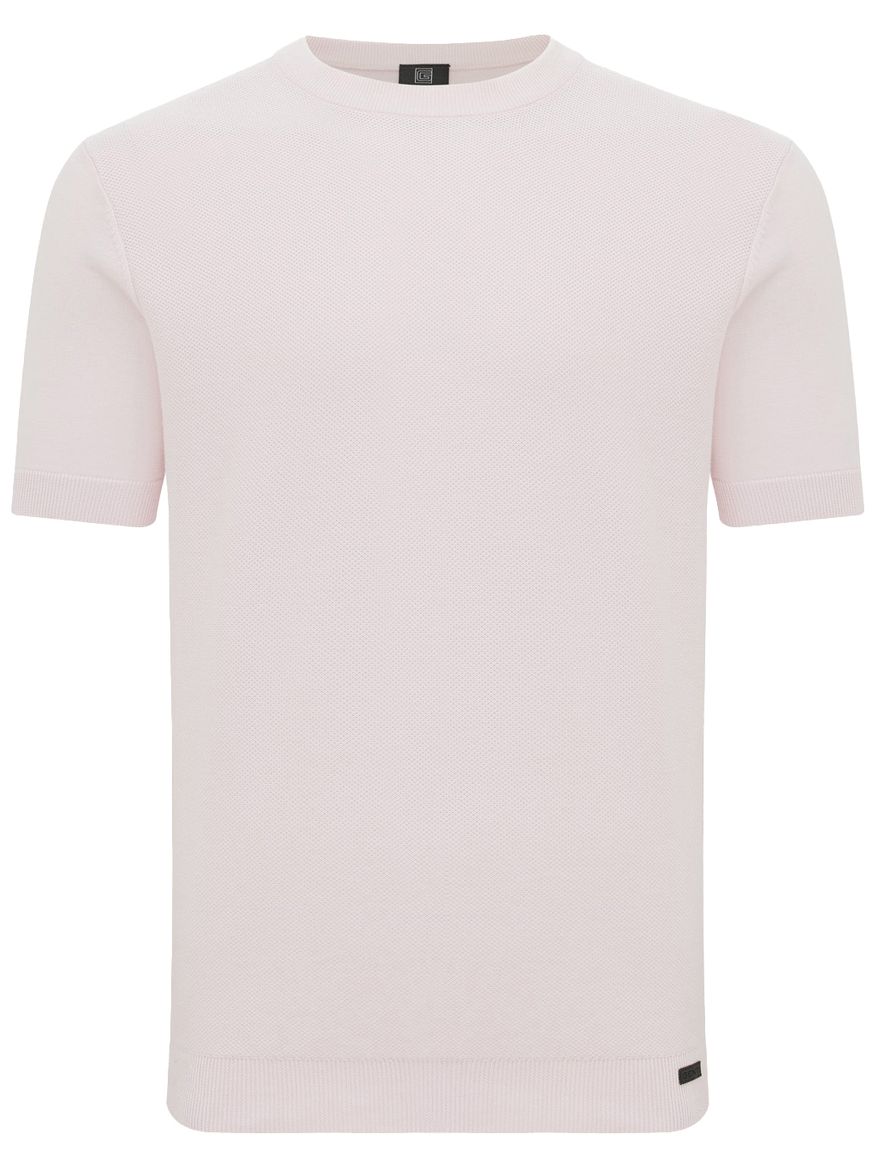 Genti T-shirt roze structuur