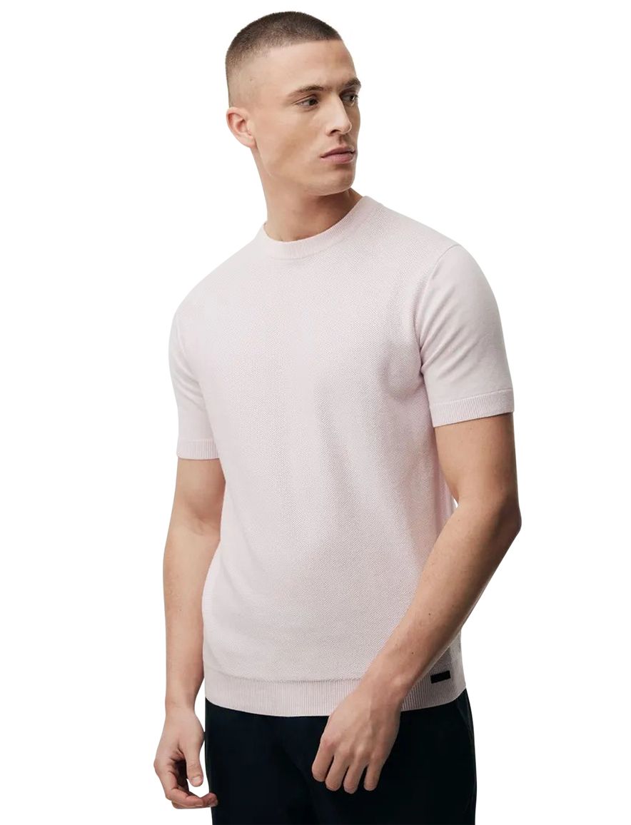 Genti T-shirt roze structuur