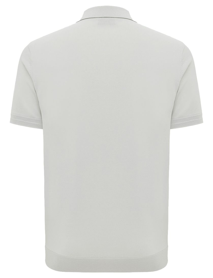 Genti groen poloshirt effen normale fit