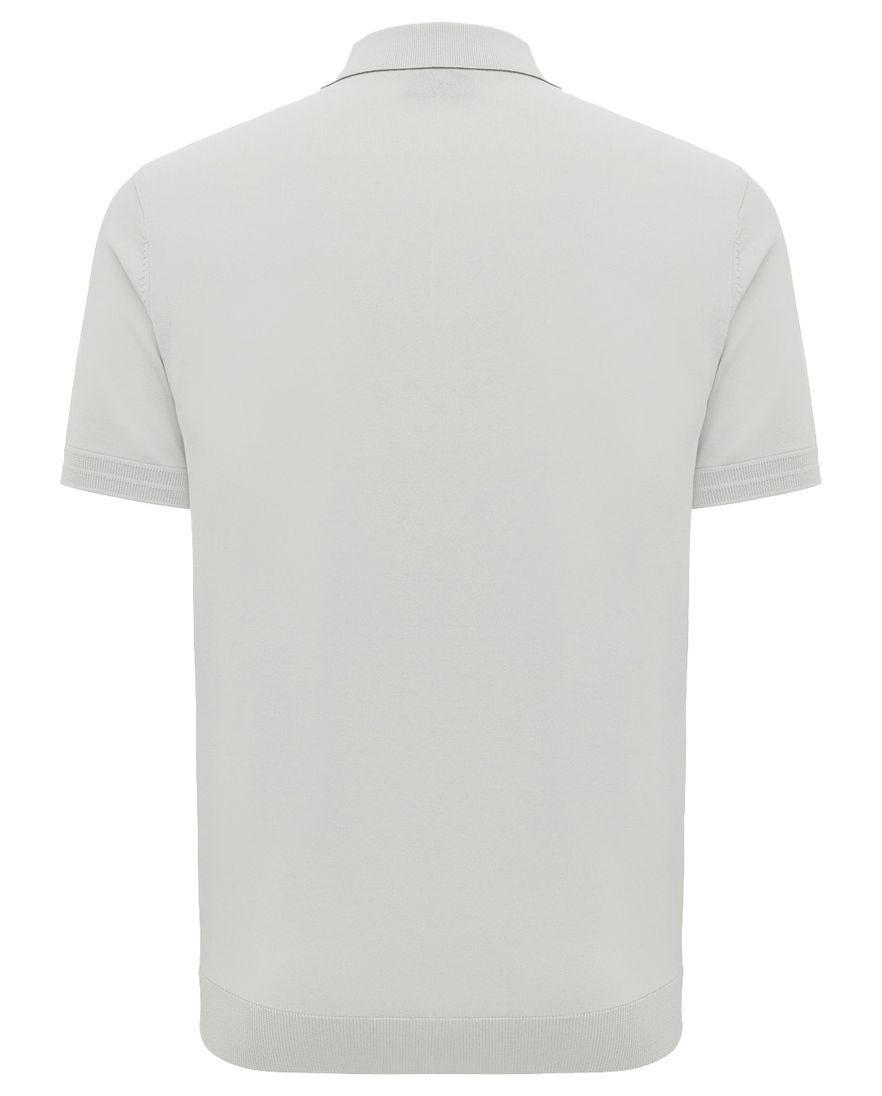 Groen poloshirt Genti 2 knoops normale fit