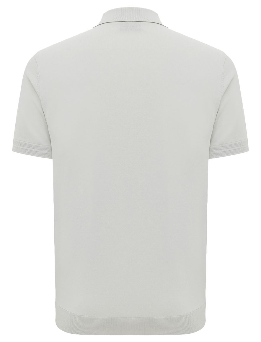 Groen poloshirt Genti 2 knoops normale fit