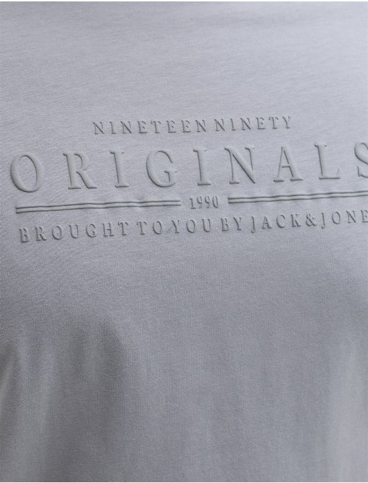 Jack & Jones T-shirts lila korte mouw met tekst