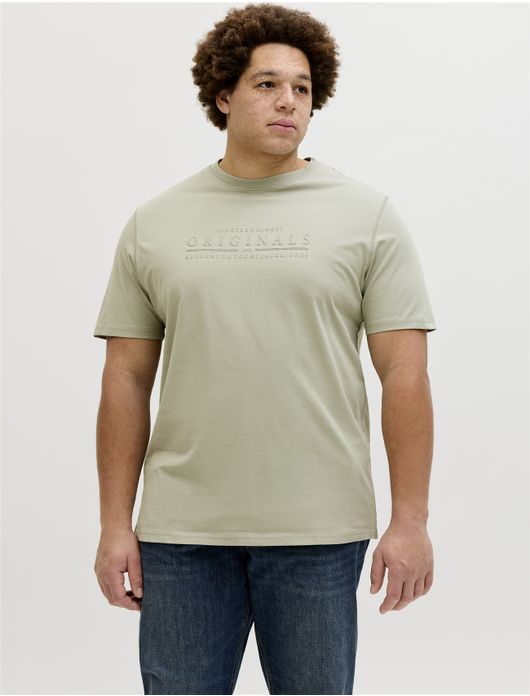 Jack & Jones T-shirts groen ronde hals