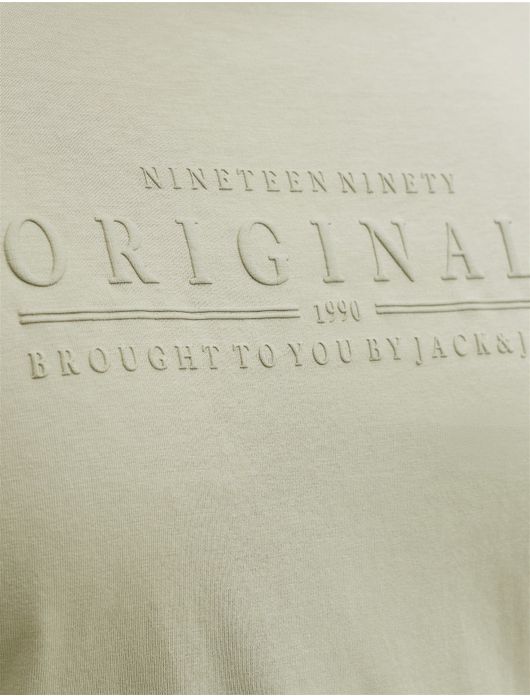 Jack & Jones T-shirts groen ronde hals