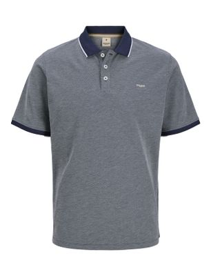 Jack & Jones Jack & Jones Plus Size polo donkerblauw wijde fit