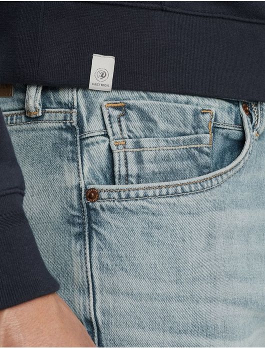 Cast Iron Valver jeans blauw normale fit