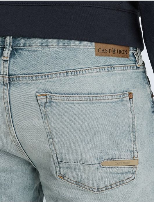 Cast Iron Valver jeans blauw normale fit