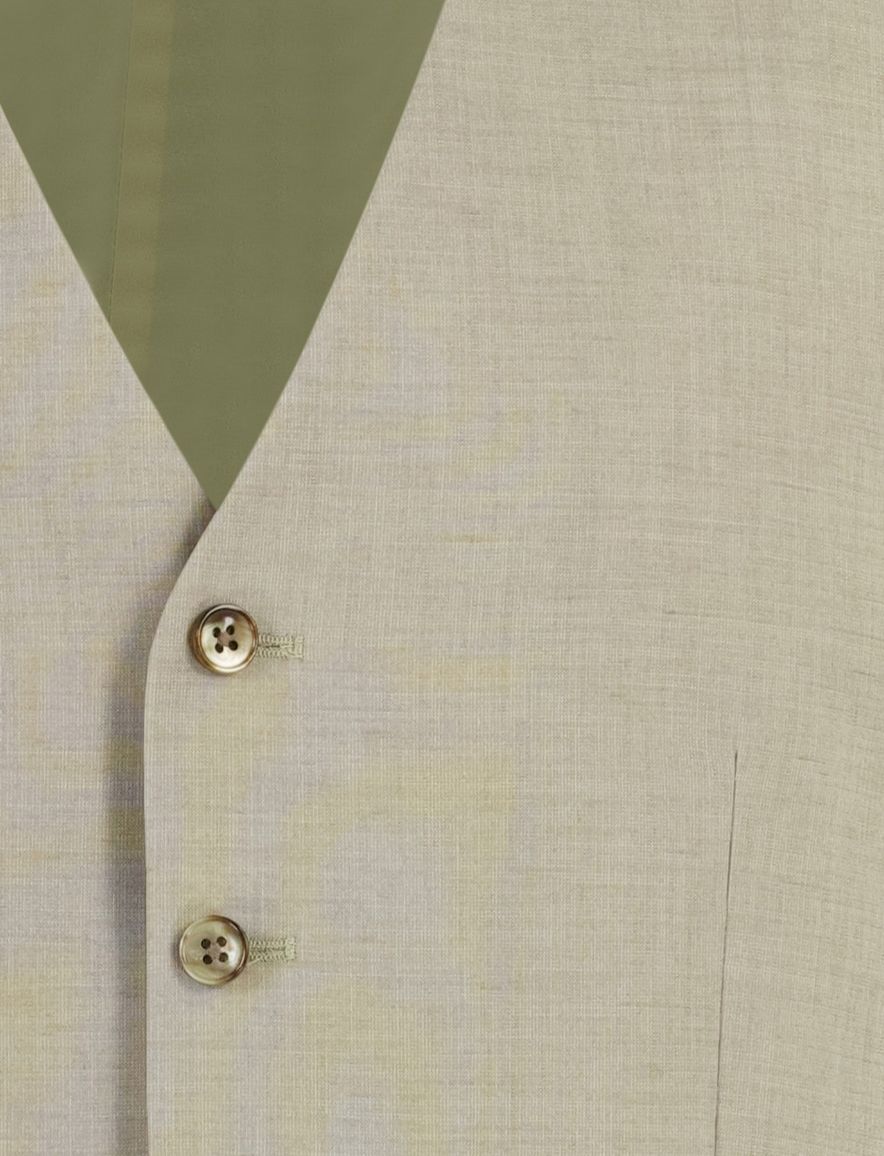 Colbert Roy Robson beige wol met nylon voering