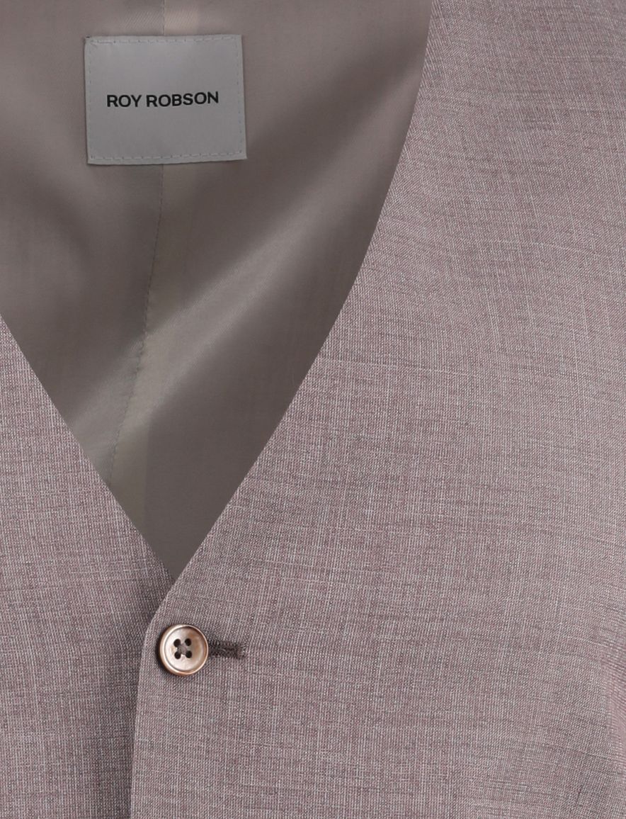 Roze gilet Roy Robson gemeleerd