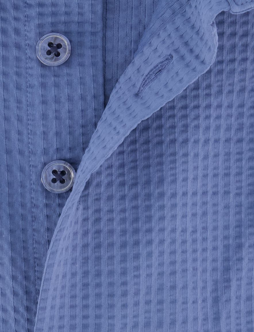 Korte mouw overhemd R2 blauw geprint