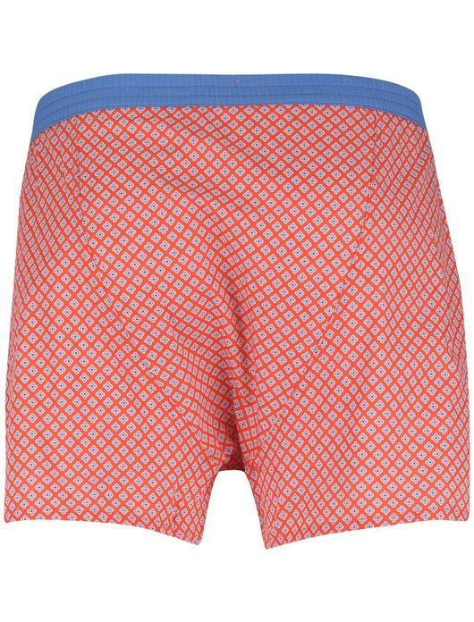 Mc Alson boxershort oranje ruit print katoen
