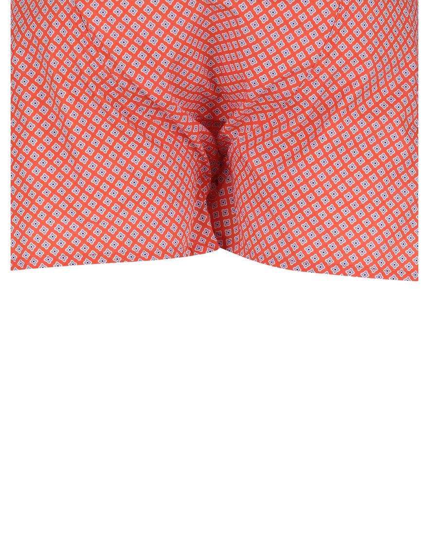 oranje boxershort Mc Alson geprint ruit katoen